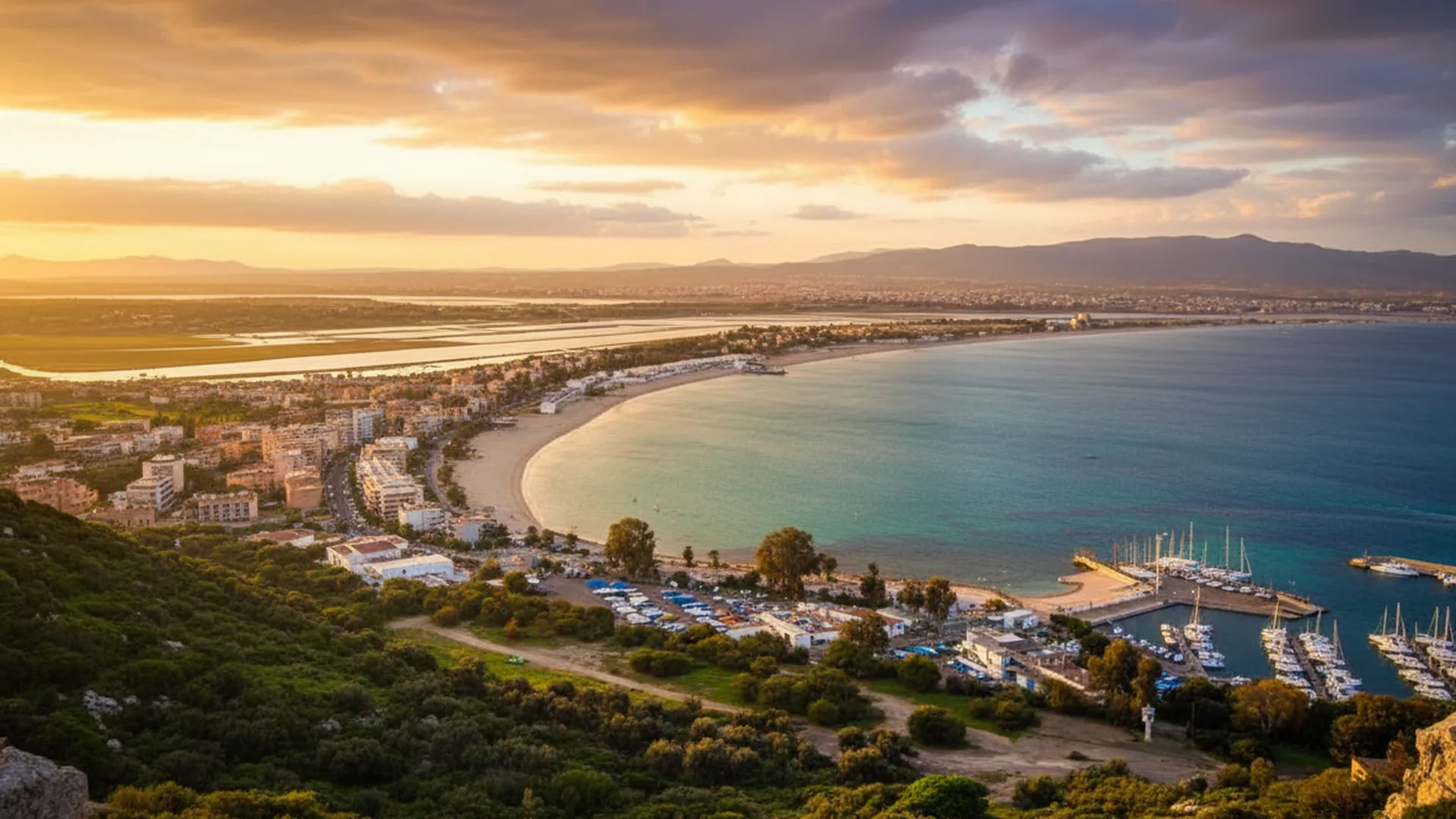 Lungomare Poetto — Cagliari (Sardegna)